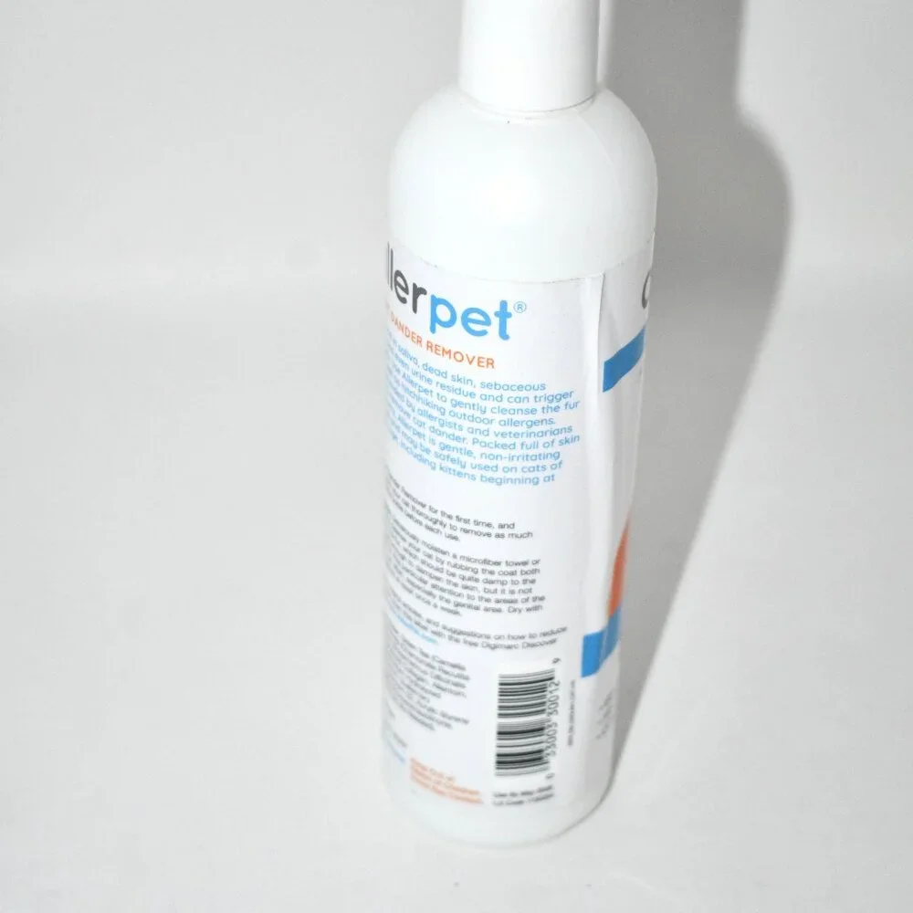 Allerpet Cat 12-oz Bottle Reduces Allergens, Softens Fur – NWT